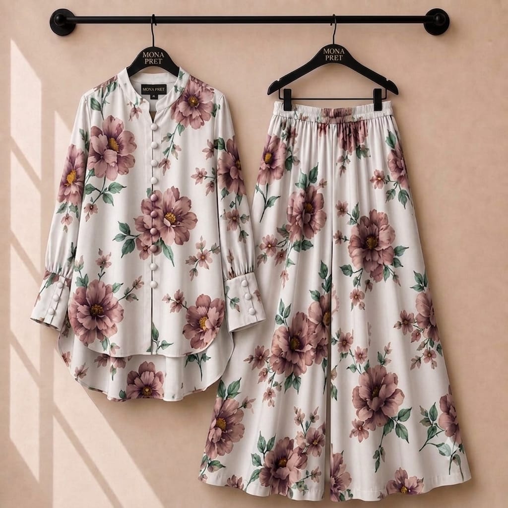 Lunessa Digital Print Co-Ord Set