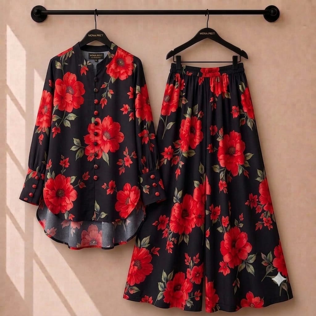 Lunessa Digital Print Co-Ord Set