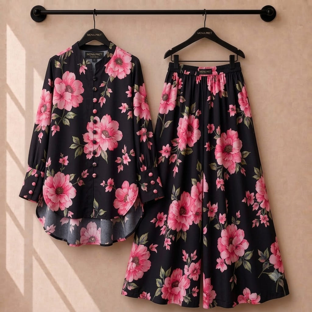 Lunessa Digital Print Co-Ord Set