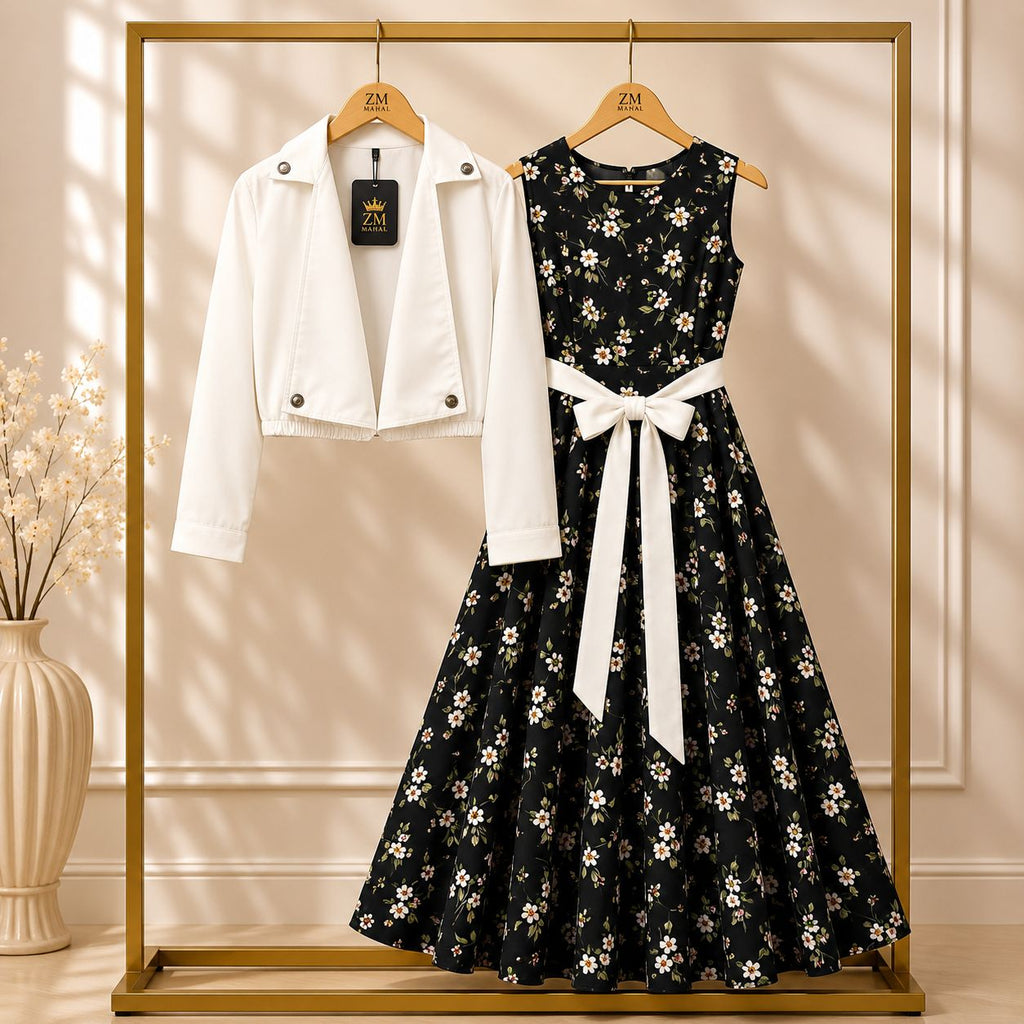 Digital Coat Style Maxi